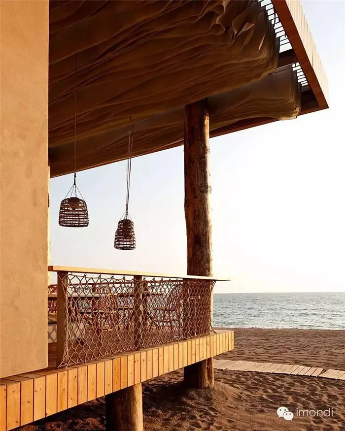 K-studio Constructs Timber Beach-side Barbouni Restaurant